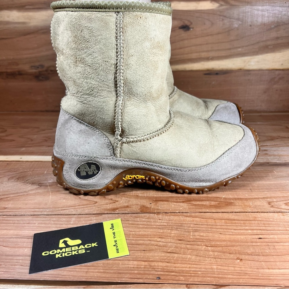 Merrell Yeti Chameleon High Classic Taupe Tan Winter Boots Shoes Womens Size 8